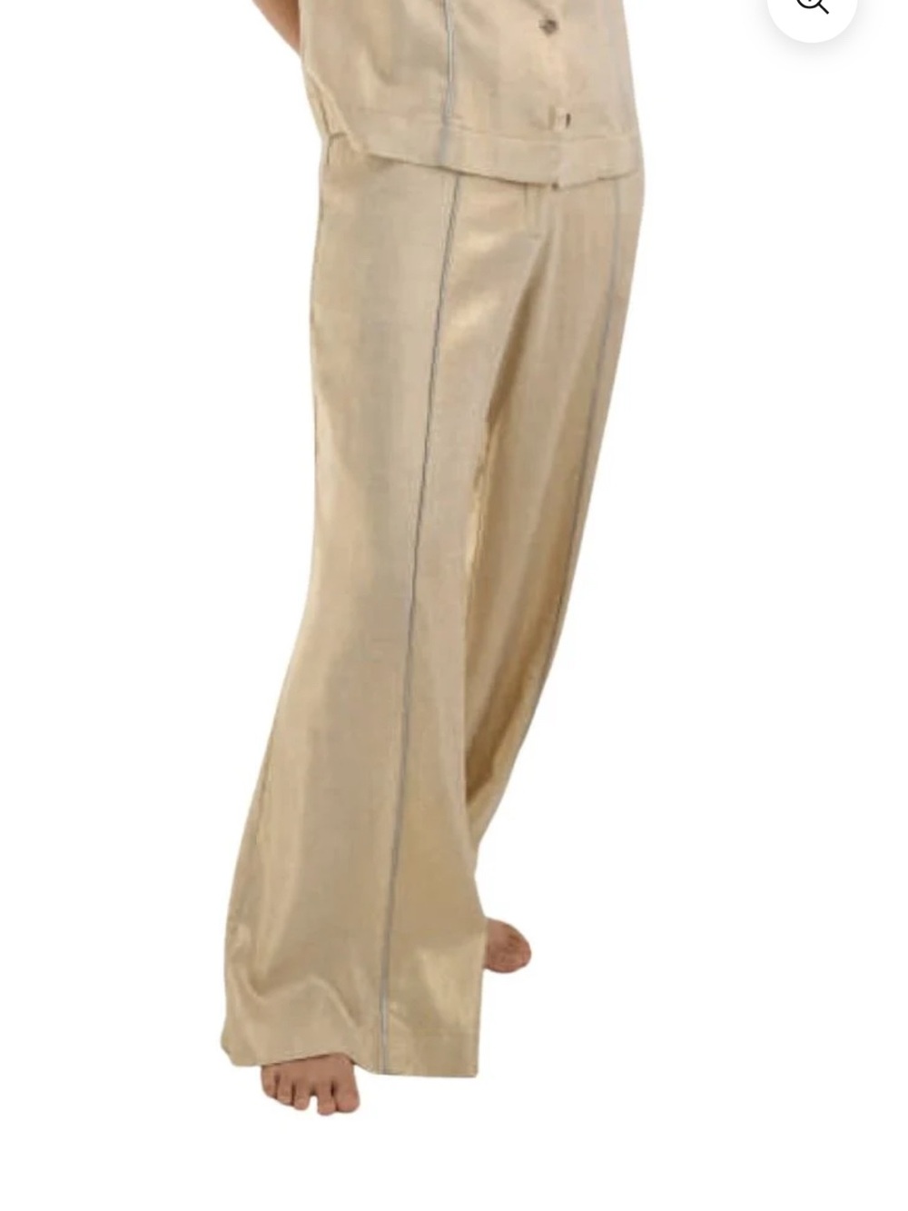 LUNI METALLIC PANT GOLD